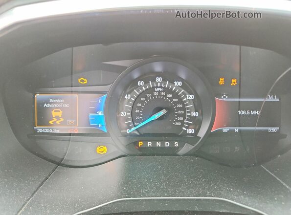 2FMPK3K91GBB86903 2016 FORD EDGE Black Vista del cuadro de instrumentos
