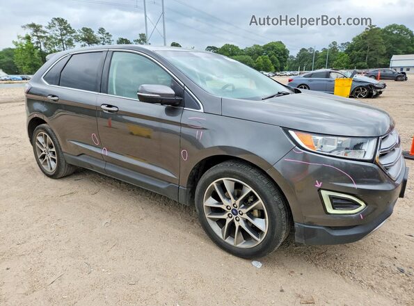 2FMPK3K91GBB86903 2016 FORD EDGE Black Delantero derecho