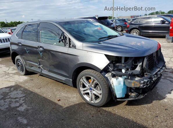 2FMPK3K91HBB17453 2017 FORD EDGE Gray წინა მარჯვენა