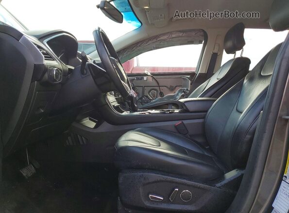 2FMPK3K91HBB17453 2017 FORD EDGE Gray წინა სალონის ხედი
