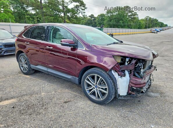 2FMPK3K91KBB11885 2019 FORD EDGE Бордовый 