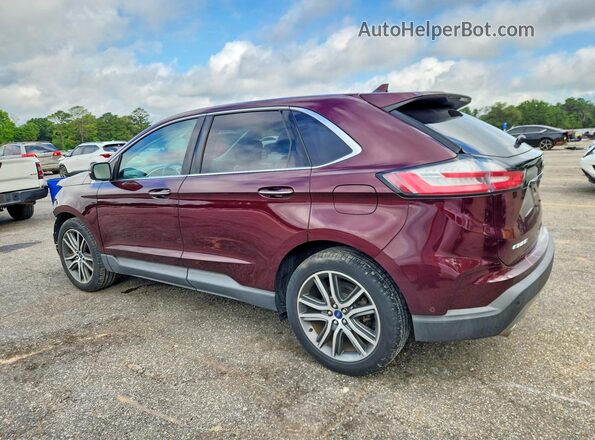 2FMPK3K91KBB11885 2019 FORD EDGE Бордовый 