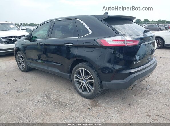 2FMPK3K91KBB80205 2019 FORD EDGE Black Tył lewy