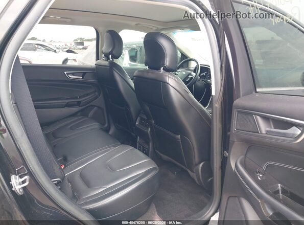2FMPK3K91KBB80205 2019 FORD EDGE Black Widok naklejki z numerem VIN