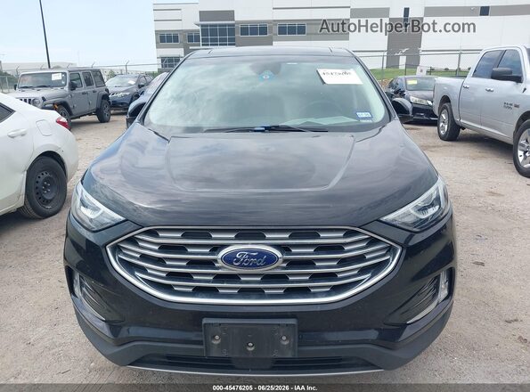 2FMPK3K91KBB80205 2019 FORD EDGE Black Widok zestawu wskaźników