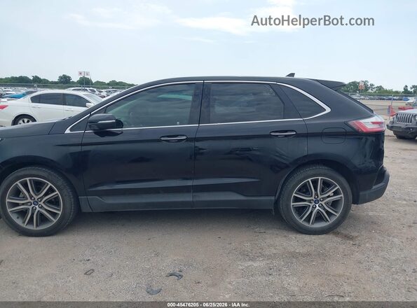 2FMPK3K91KBB80205 2019 FORD EDGE Black Widok wnętrza 360 stopni
