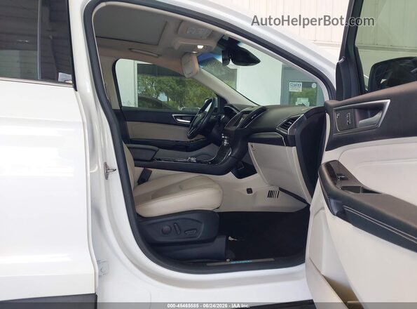 2FMPK3K91LBA66870 2020 FORD EDGE White Widok wnętrza z przodu