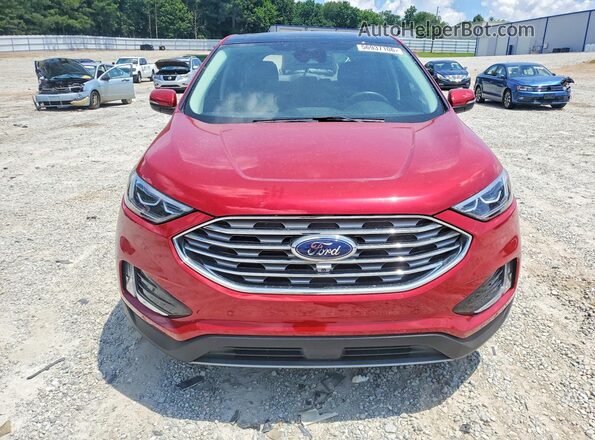 2FMPK3K91LBB65060 2020 FORD EDGE Red Front view