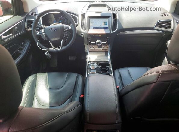 2FMPK3K91LBB65060 2020 FORD EDGE Red Dashboard view