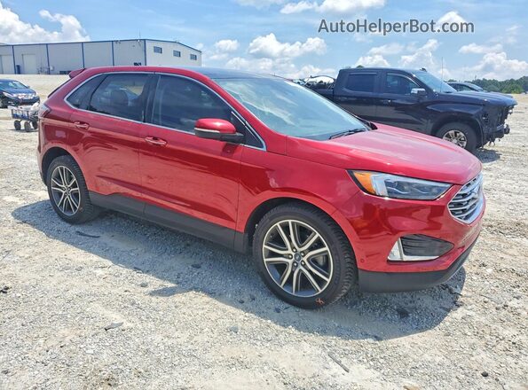 2FMPK3K91LBB65060 2020 FORD EDGE Red Front right