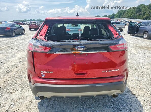 2FMPK3K91LBB65060 2020 FORD EDGE Red Rear view
