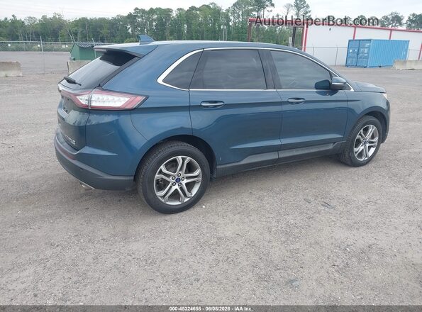 2FMPK3K92GBB41548 2016 FORD EDGE Blue Trasero derecho