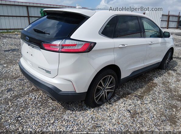 2FMPK3K92KBB22068 2019 FORD EDGE Белый Задняя правая четверть