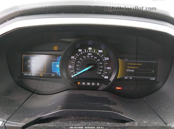 2FMPK3K92KBB22068 2019 FORD EDGE Белый Вид задних сидений