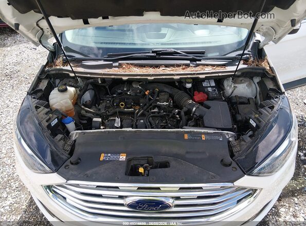 2FMPK3K92KBB22068 2019 FORD EDGE Белый Вид сзади