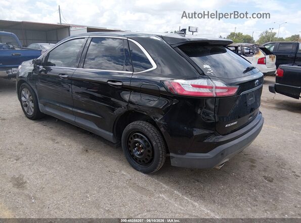 2FMPK3K92KBB75689 2019 FORD EDGE Black უკანა მარცხენა