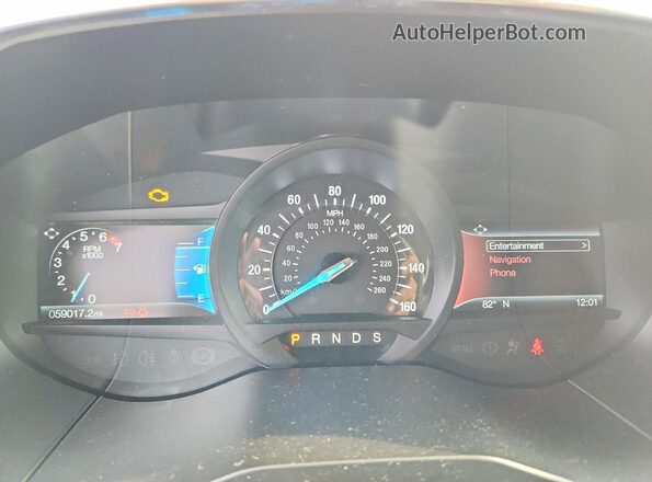 2FMPK3K92LBB50809 2020 FORD EDGE Black 