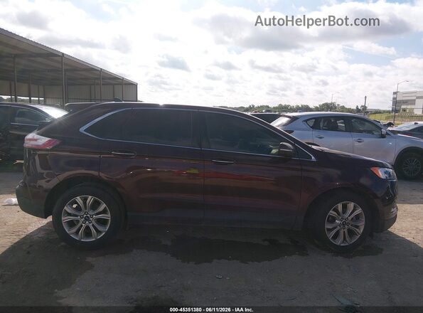 2FMPK3K92LBB61129 2020 FORD EDGE Maroon Вид задньої частини салону