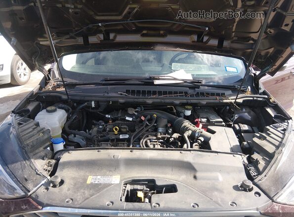 2FMPK3K92LBB61129 2020 FORD EDGE Maroon Вид ззаду