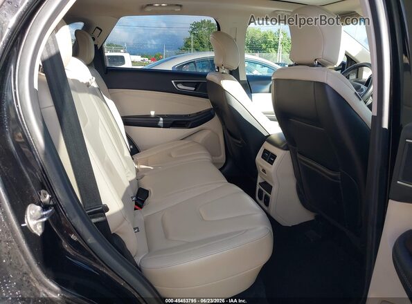 2FMPK3K93JBB42604 2018 FORD EDGE Black Widok naklejki z numerem VIN