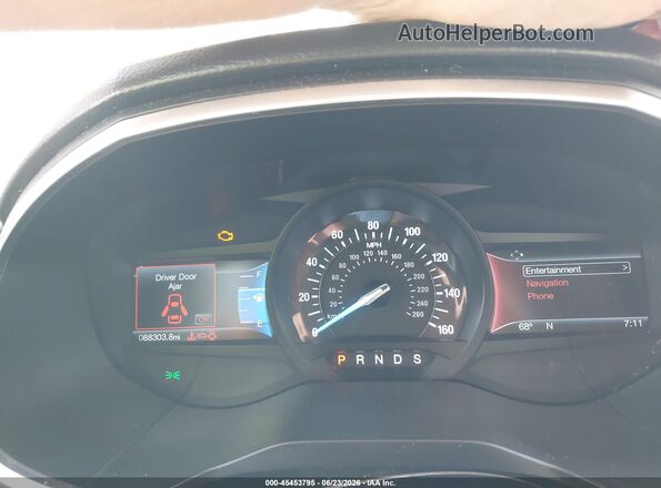 2FMPK3K93JBB42604 2018 FORD EDGE Black Widok tylnych siedzeń