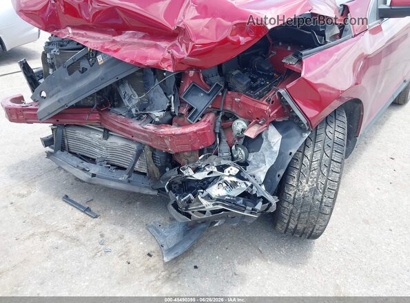 2FMPK3K93JBB74985 2018 FORD EDGE Burgundy წინა ხედი