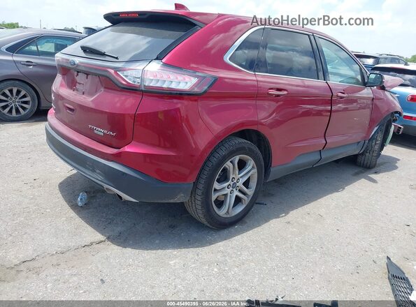 2FMPK3K93JBB74985 2018 FORD EDGE Burgundy უკანა მარჯვენა