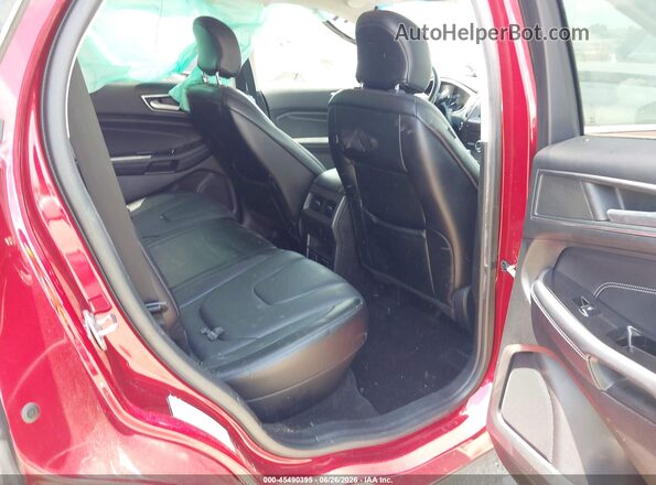 2FMPK3K93JBB74985 2018 FORD EDGE Burgundy VIN კოდის სტიკერის ხედი