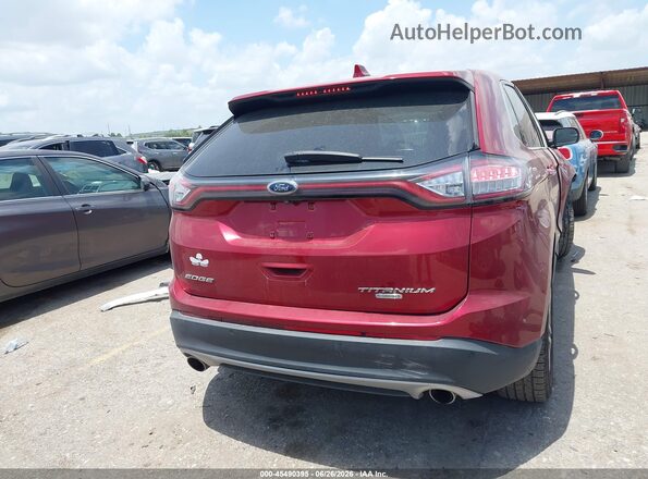 2FMPK3K93JBB74985 2018 FORD EDGE Burgundy 