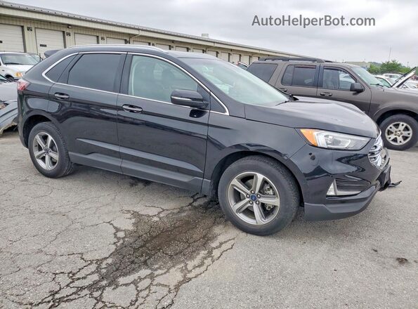 2FMPK3K93KBB35511 2019 FORD EDGE Черный Передняя правая четверть