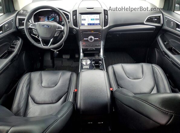 2FMPK3K93KBB35511 2019 FORD EDGE Черный Вид панели приборов