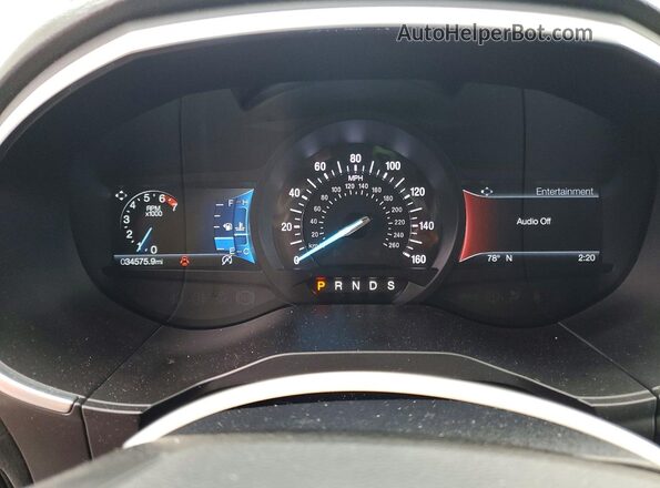 2FMPK3K93KBB35511 2019 FORD EDGE Черный Вид щитка приборов