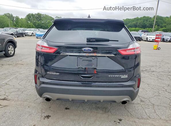 2FMPK3K93KBB35511 2019 FORD EDGE Черный Вид сзади