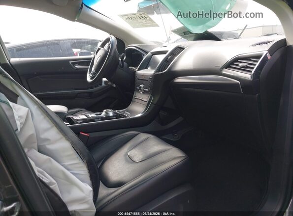 2FMPK3K93KBB69805 2019 FORD EDGE Gray წინა სალონის ხედი