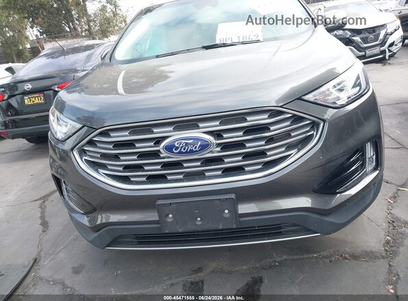 2FMPK3K93KBB69805 2019 FORD EDGE Gray უკანა სალონის ხედი