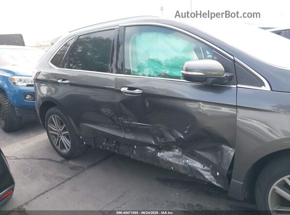 2FMPK3K93KBB69805 2019 FORD EDGE Gray სალონის 360-გრადუსიანი ხედი