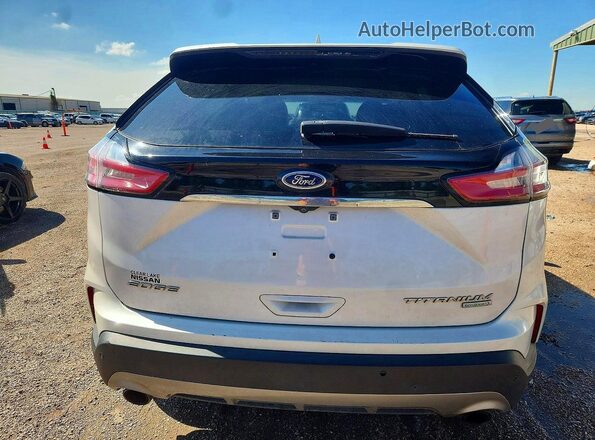 2FMPK3K93KBC68267 2019 FORD EDGE White უკანა ხედი