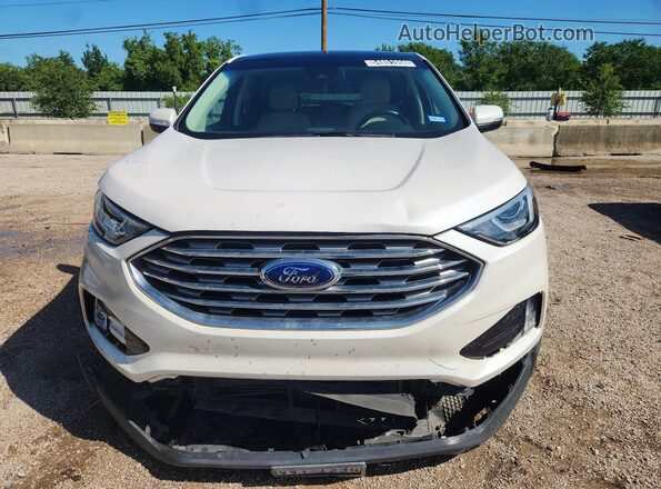 2FMPK3K93KBC68267 2019 FORD EDGE White წინა ხედი
