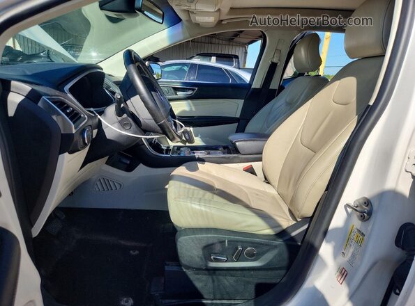 2FMPK3K93KBC68267 2019 FORD EDGE White წინა სალონის ხედი