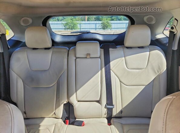 2FMPK3K93KBC68267 2019 FORD EDGE White უკანა სავარძლების ხედი