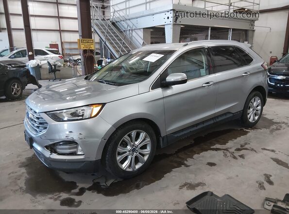 2FMPK3K93LBB57011 2020 FORD EDGE Silver Առջևի ձախ երեք քառորդ տեսարան
