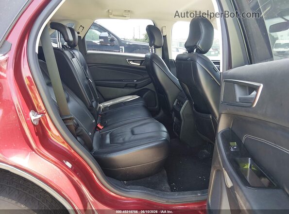 2FMPK3K94HBB76447 2017 FORD EDGE Red Widok naklejki z numerem VIN
