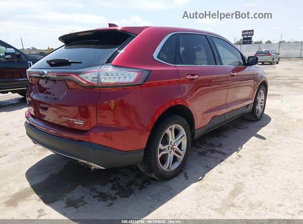 2FMPK3K94HBB76447 2017 FORD EDGE Red Tył prawy