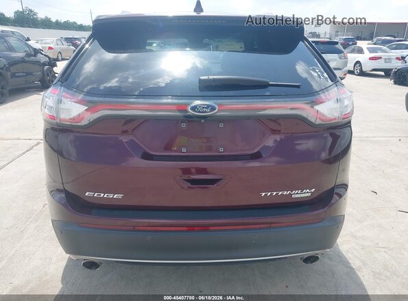 2FMPK3K94HBC01346 2017 FORD EDGE Burgundy 