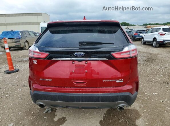 2FMPK3K94LBA19929 2020 FORD EDGE Red Rear view