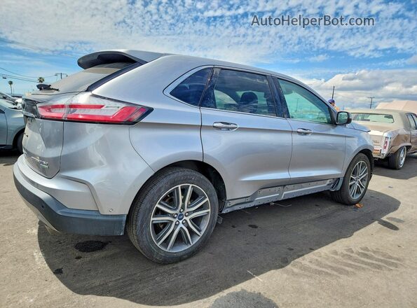 2FMPK3K94LBB24387 2020 FORD EDGE Silver Tył prawy