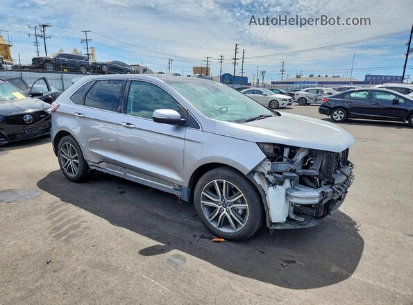 2FMPK3K94LBB24387 2020 FORD EDGE Silver Przód prawy