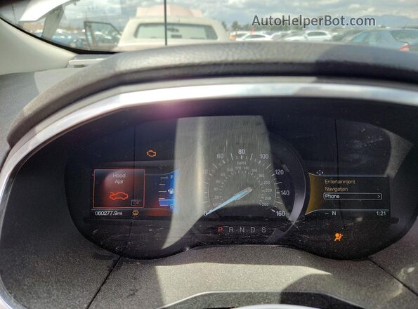 2FMPK3K94LBB24387 2020 FORD EDGE Silver Widok zestawu wskaźników