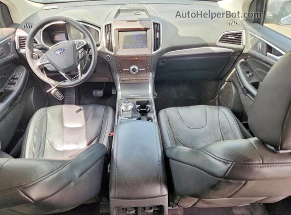 2FMPK3K94LBB24387 2020 FORD EDGE Silver Widok deski rozdzielczej