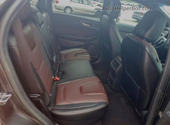 2FMPK3K94LBB62606 2020 FORD EDGE Gray უკანა სავარძლების ხედი